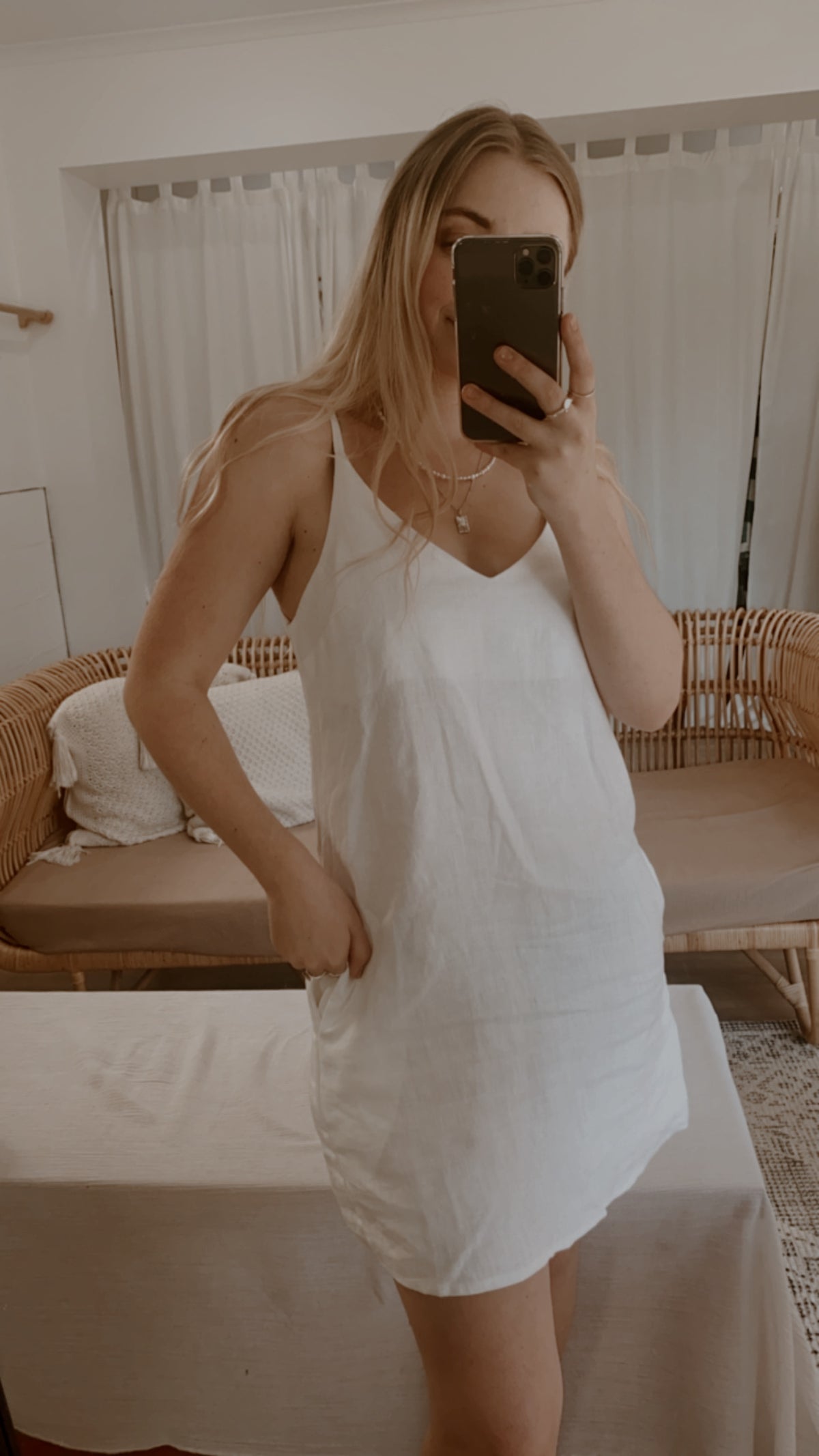 LINEN MINI DRESS
