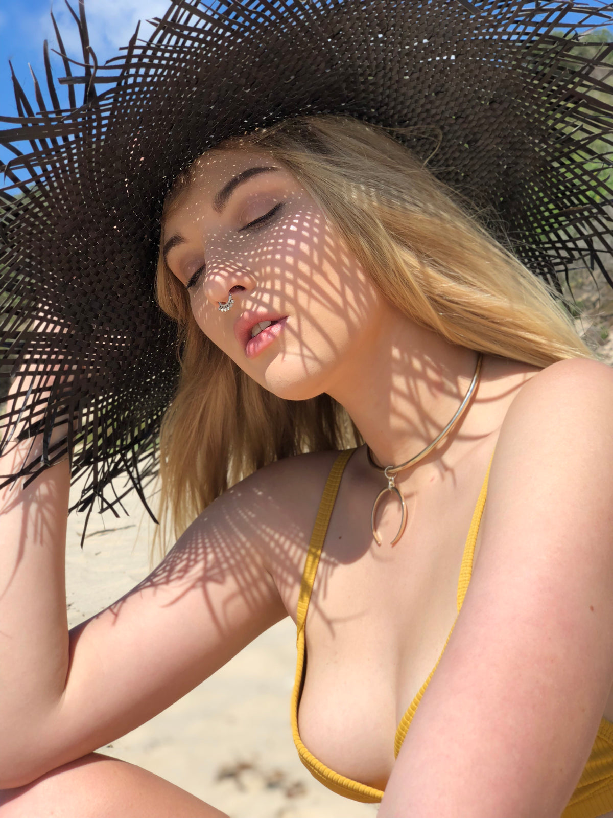 MARLEY WOVEN STRAW HAT
