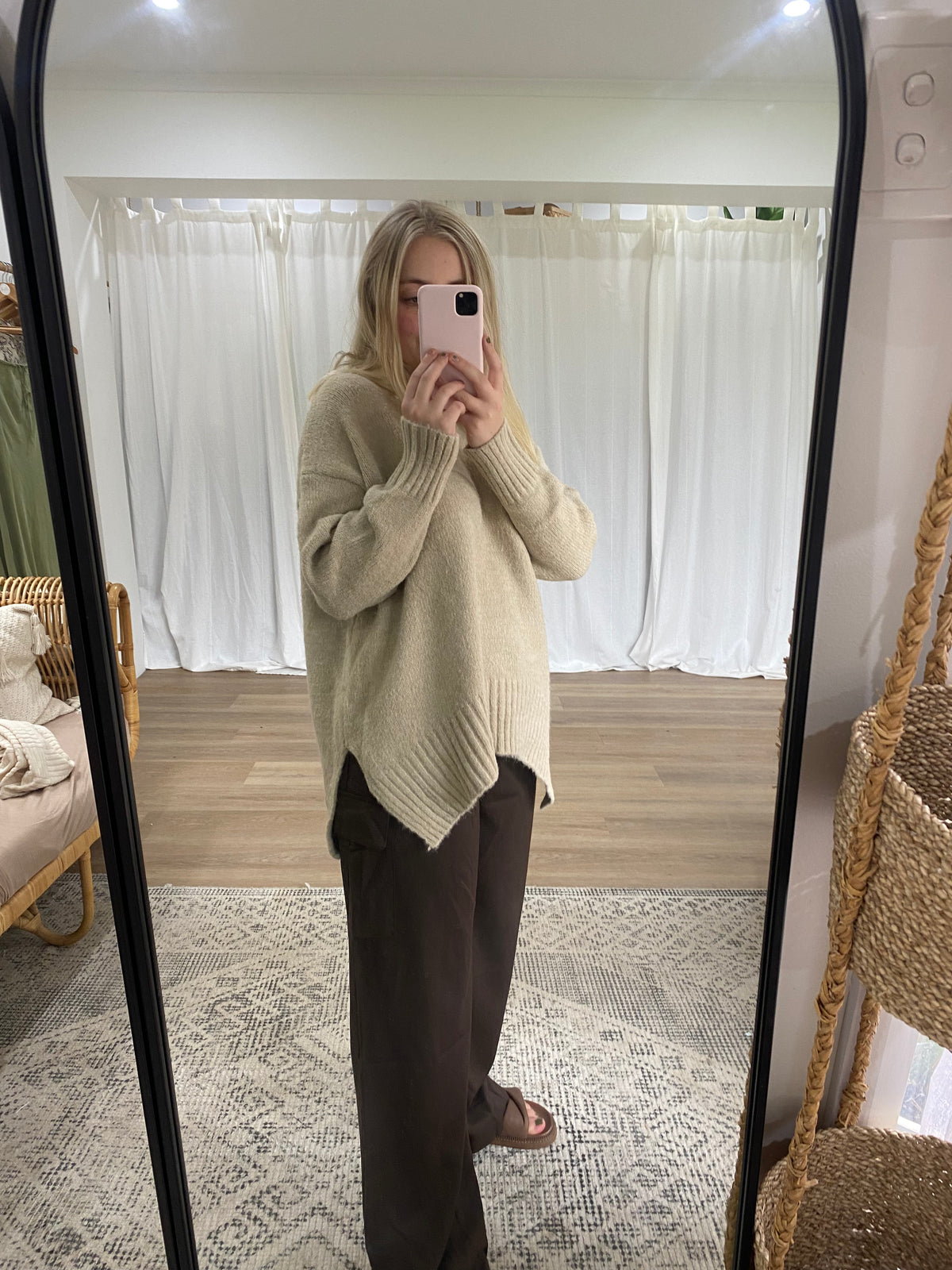 MOUSE BROWN KNIT