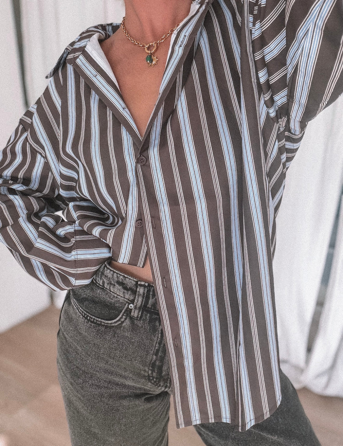 HUDSON STRIPE SHIRT