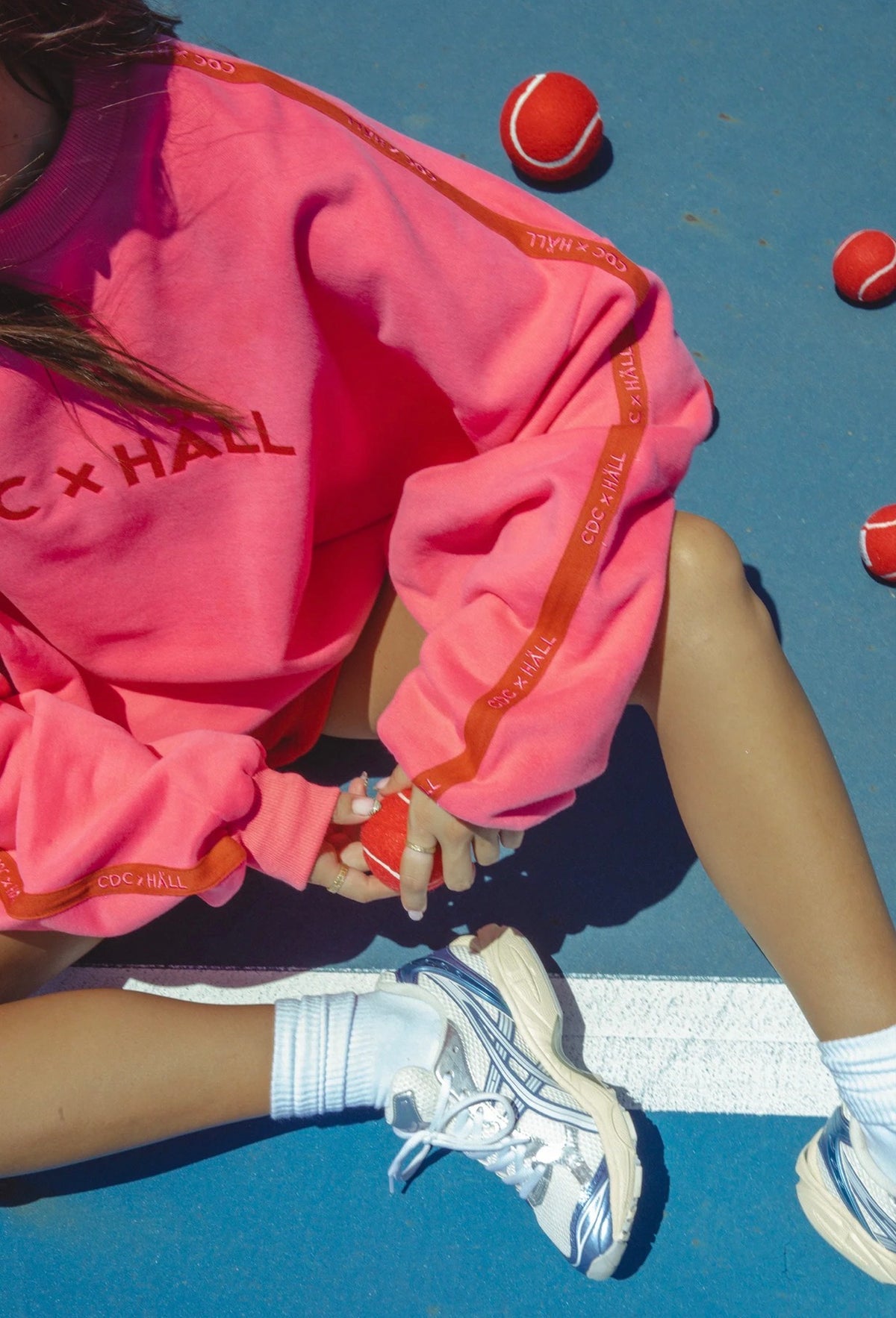 CDC x HALL Cloud Sweater - Peony Pink