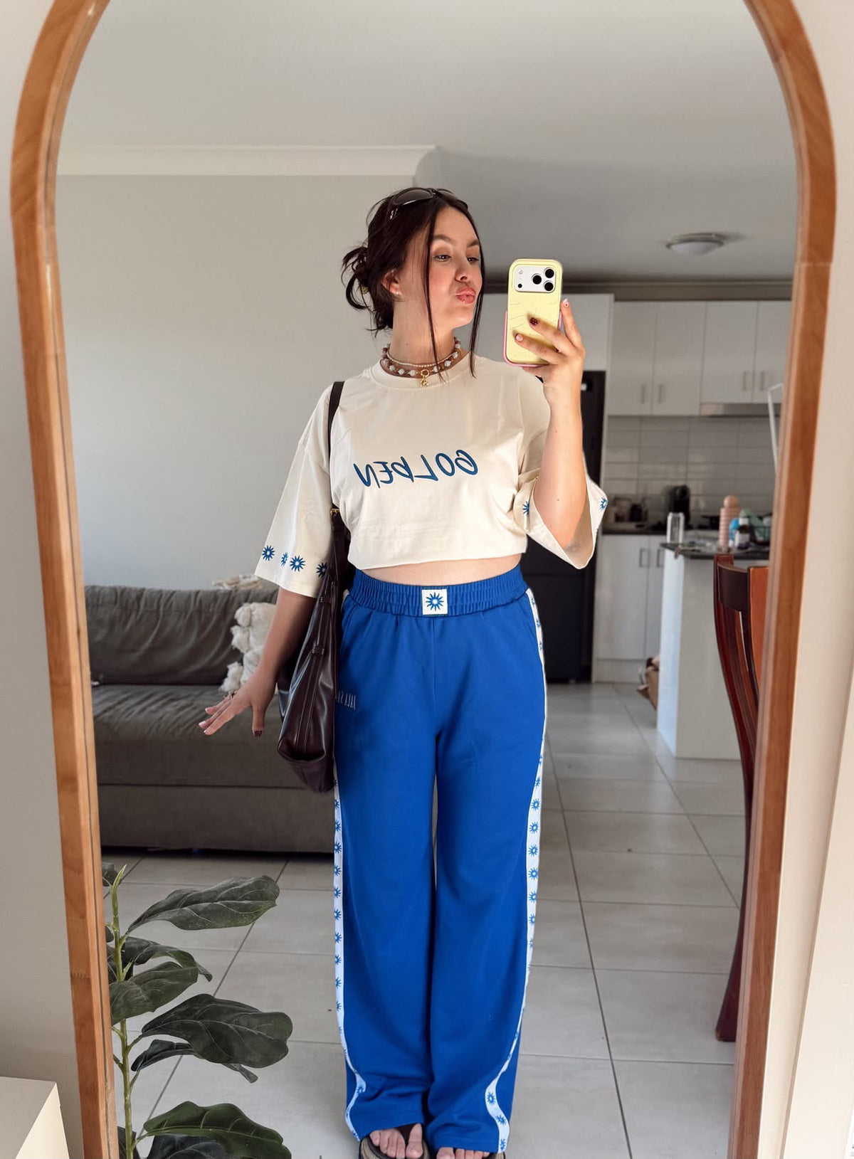 GOLDEN TRACK PANTS
