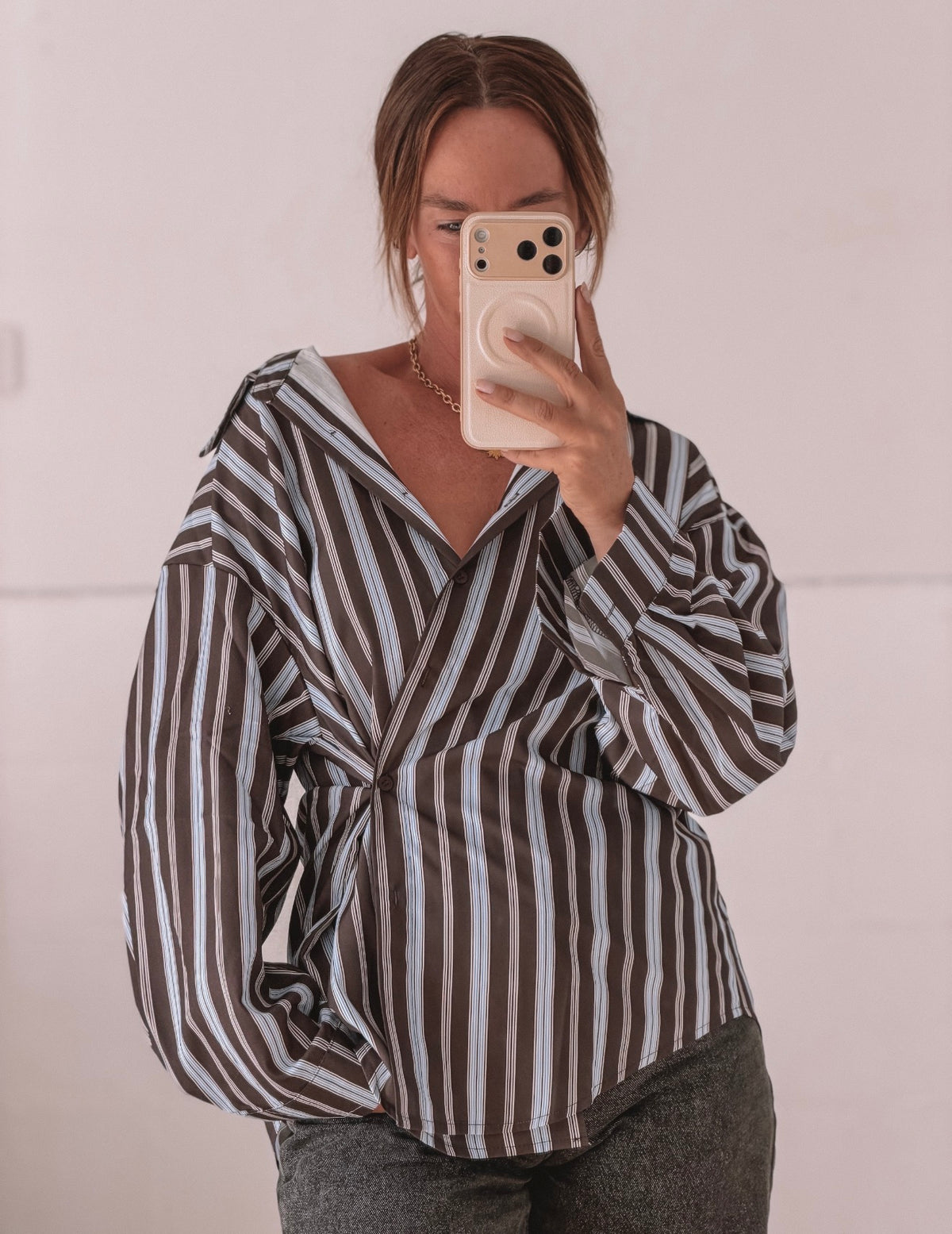 HUDSON STRIPE SHIRT