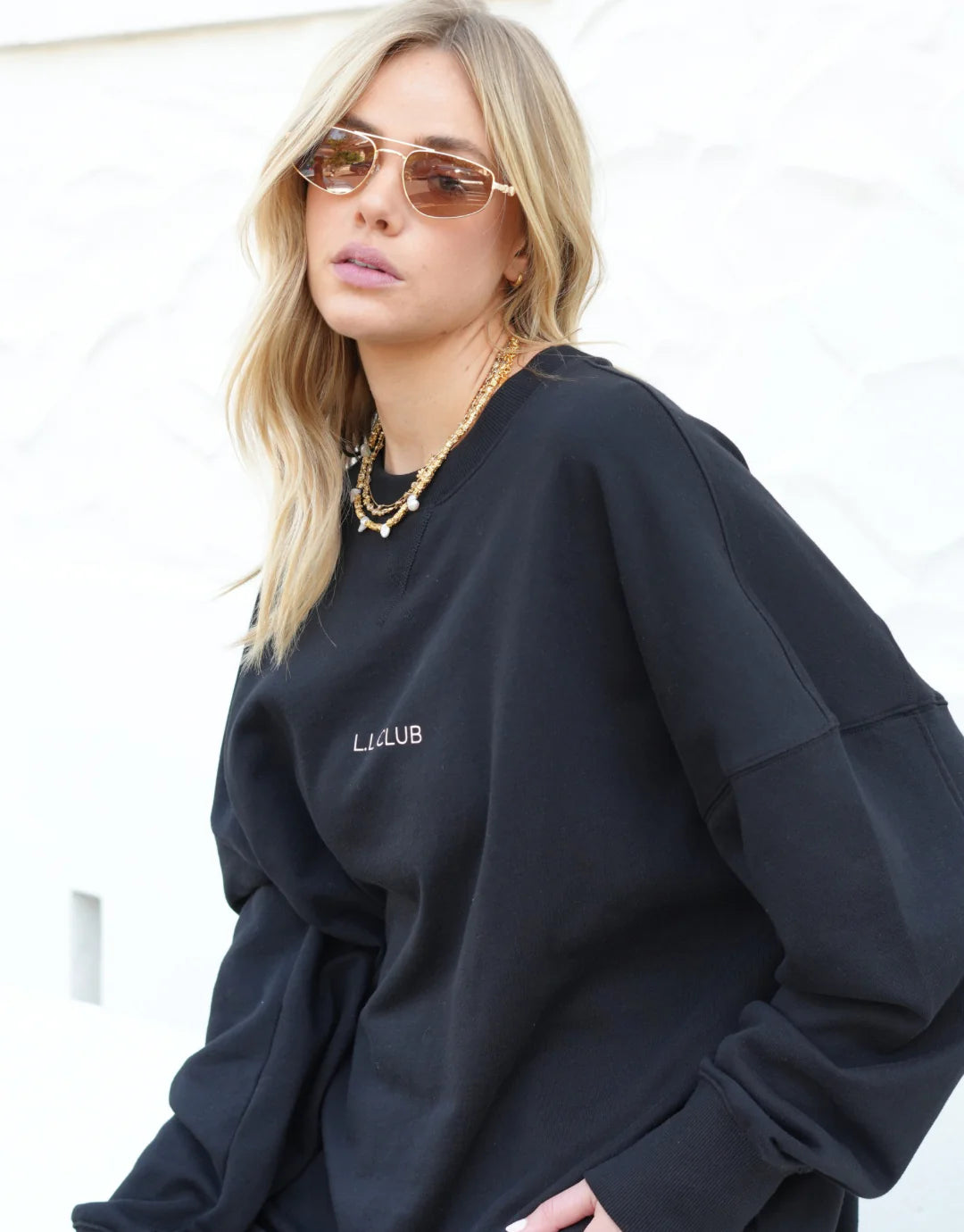 THE MAX CREW NECK / BLACK