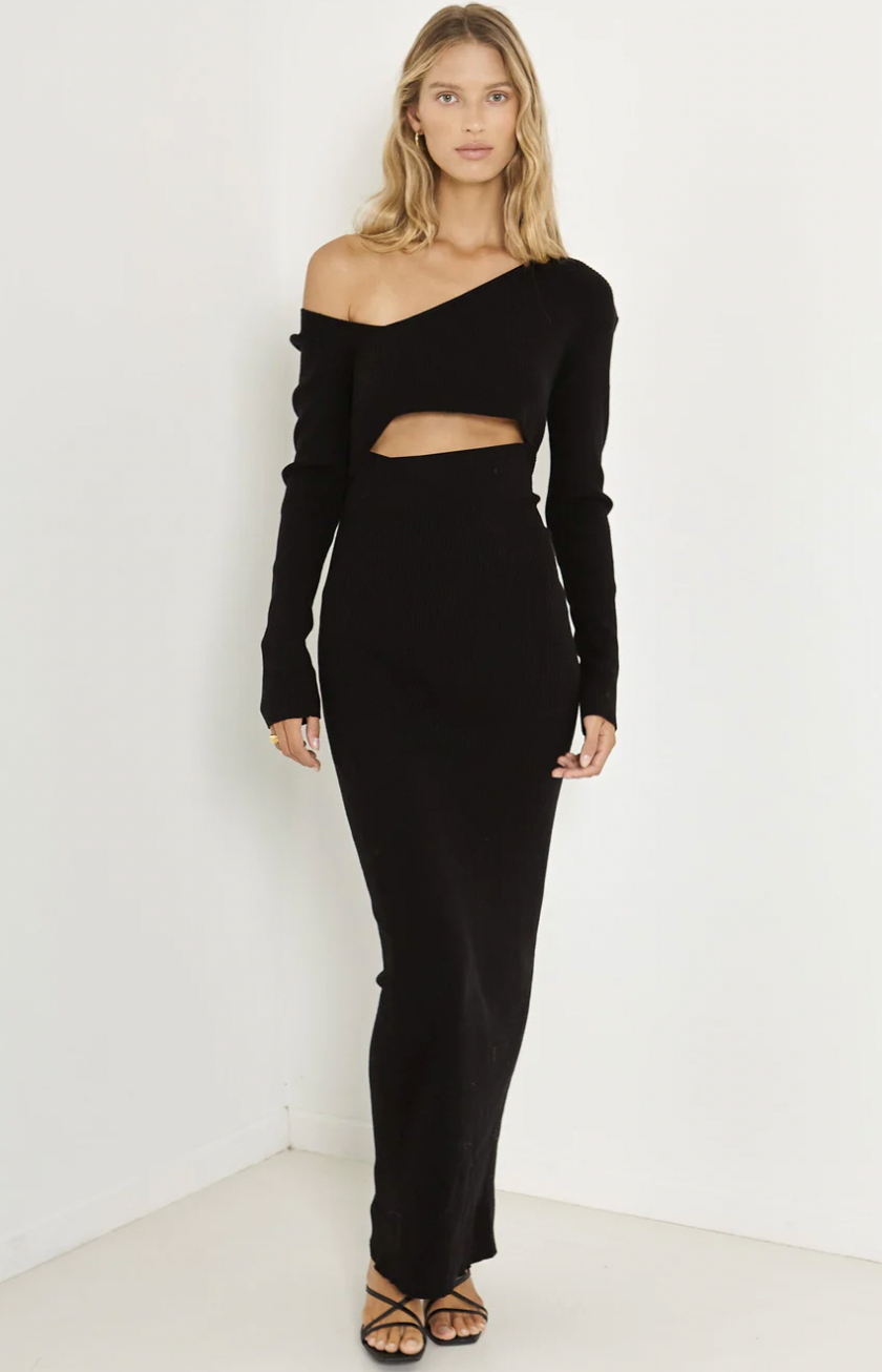 AURORA MAXI DRESS / BLACK