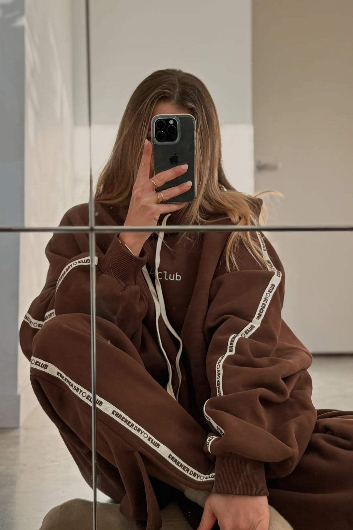 CLOUD RACER HOODIE - CHOCLATE