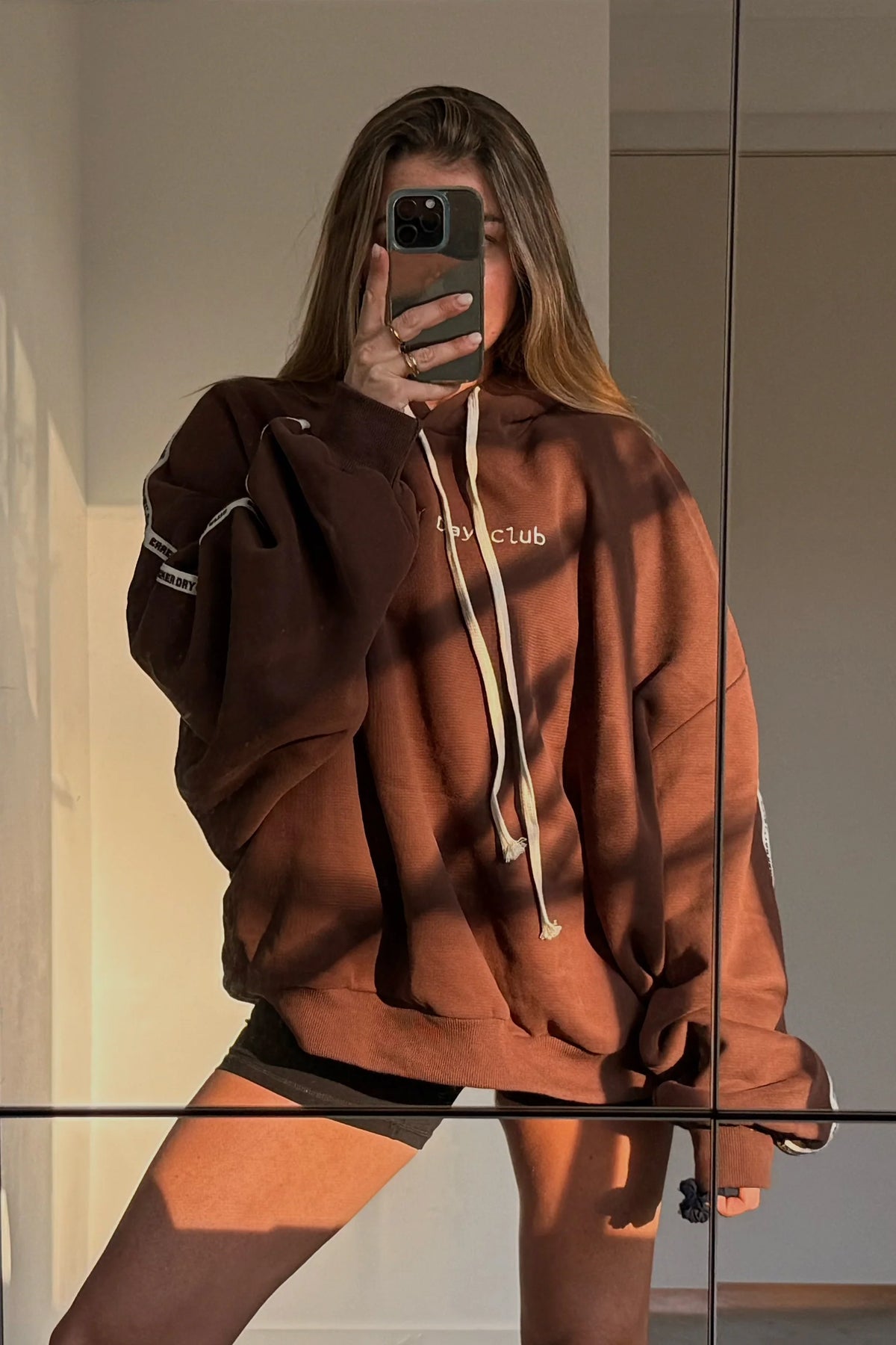 CLOUD RACER HOODIE - CHOCLATE