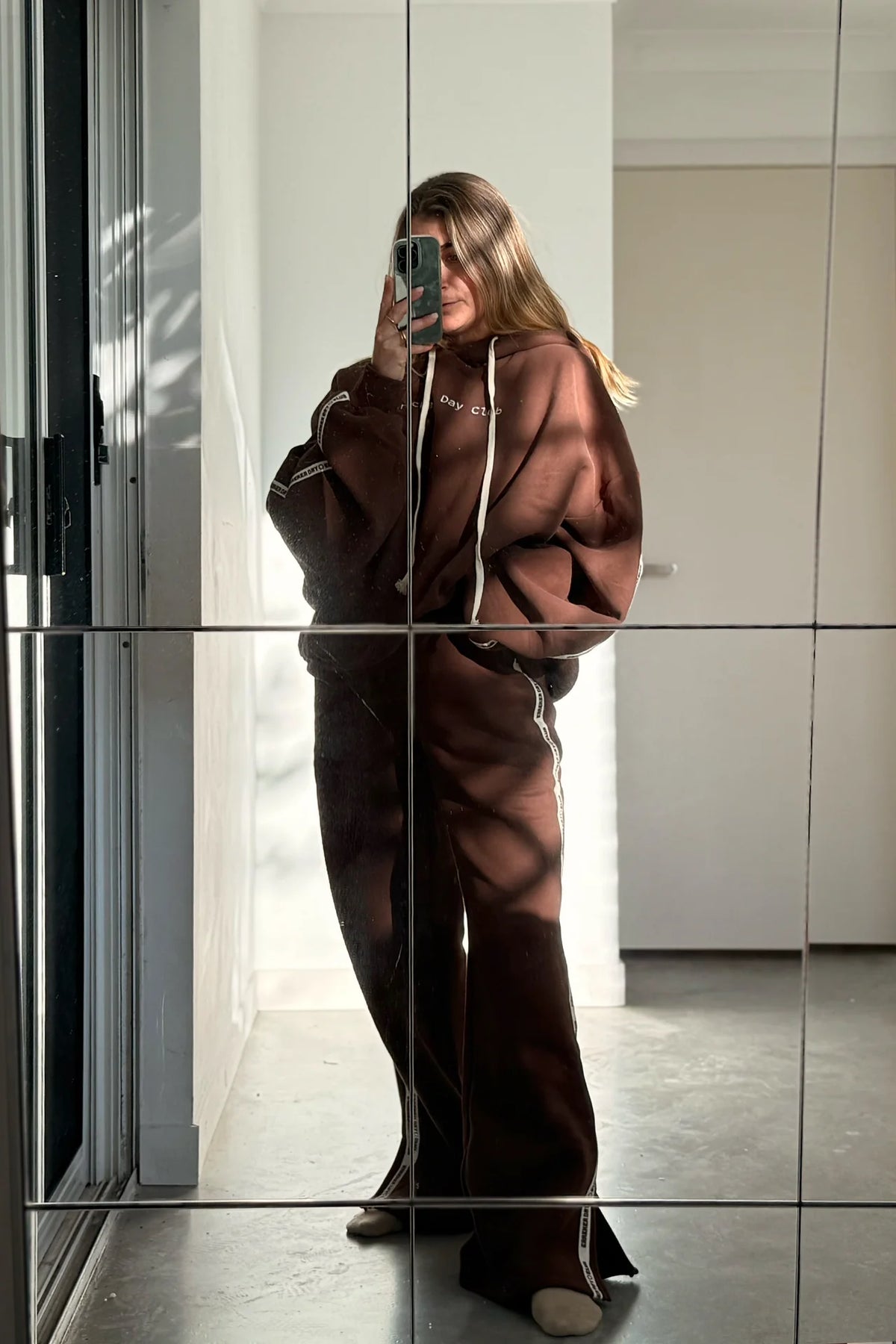 CLOUD RACER SWEATPANTS - CHOCLATE