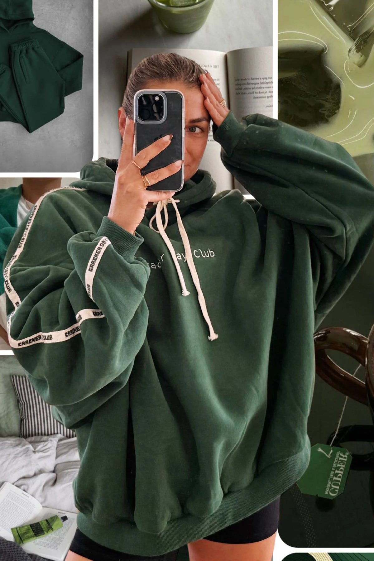 CLOUD RACER HOODIE - FOREST