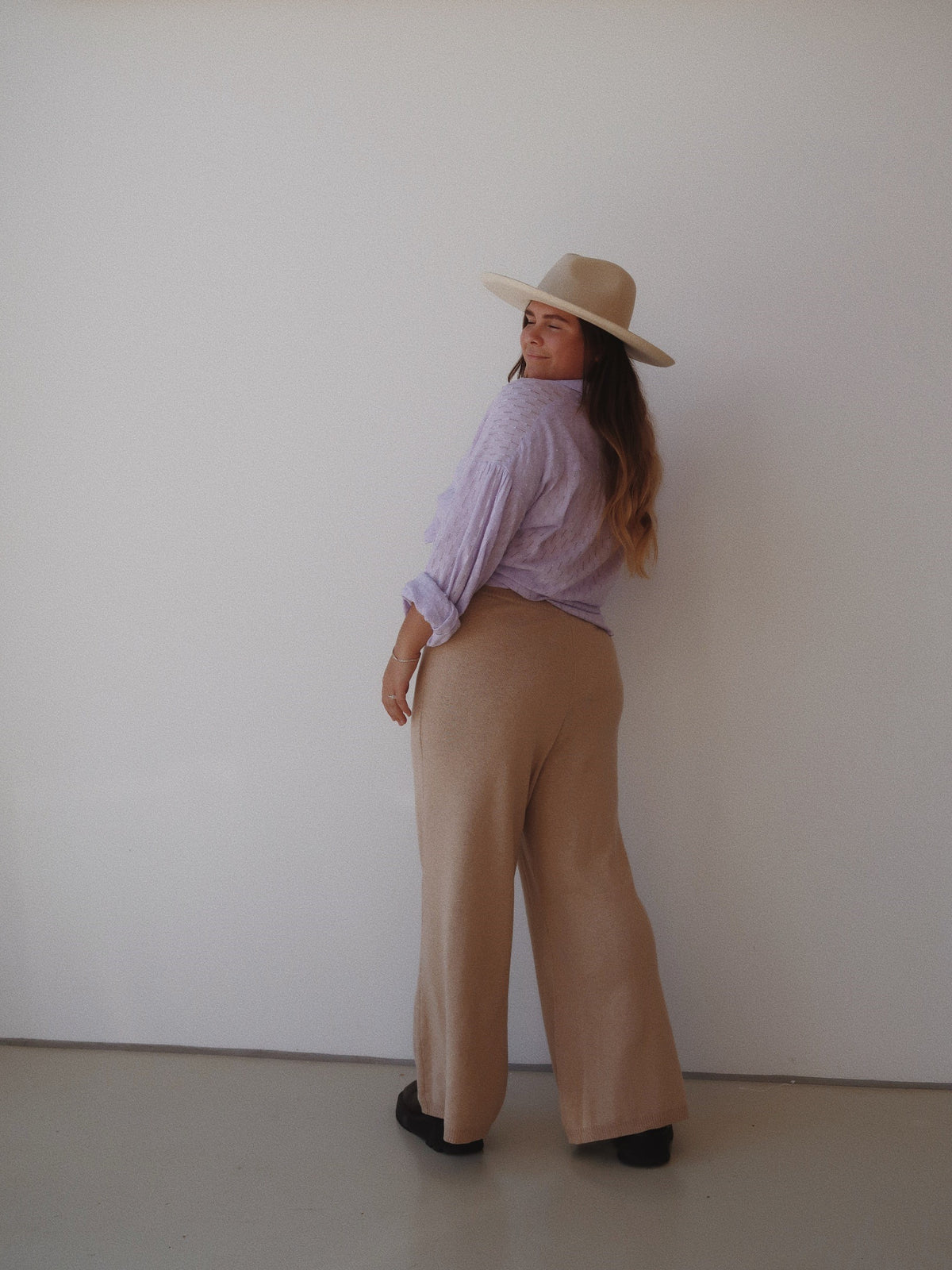 LUNA KNIT PANTS / SAND