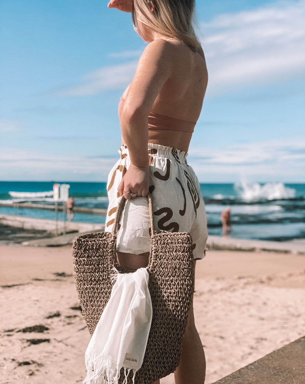 The beach cheap people macrame bag