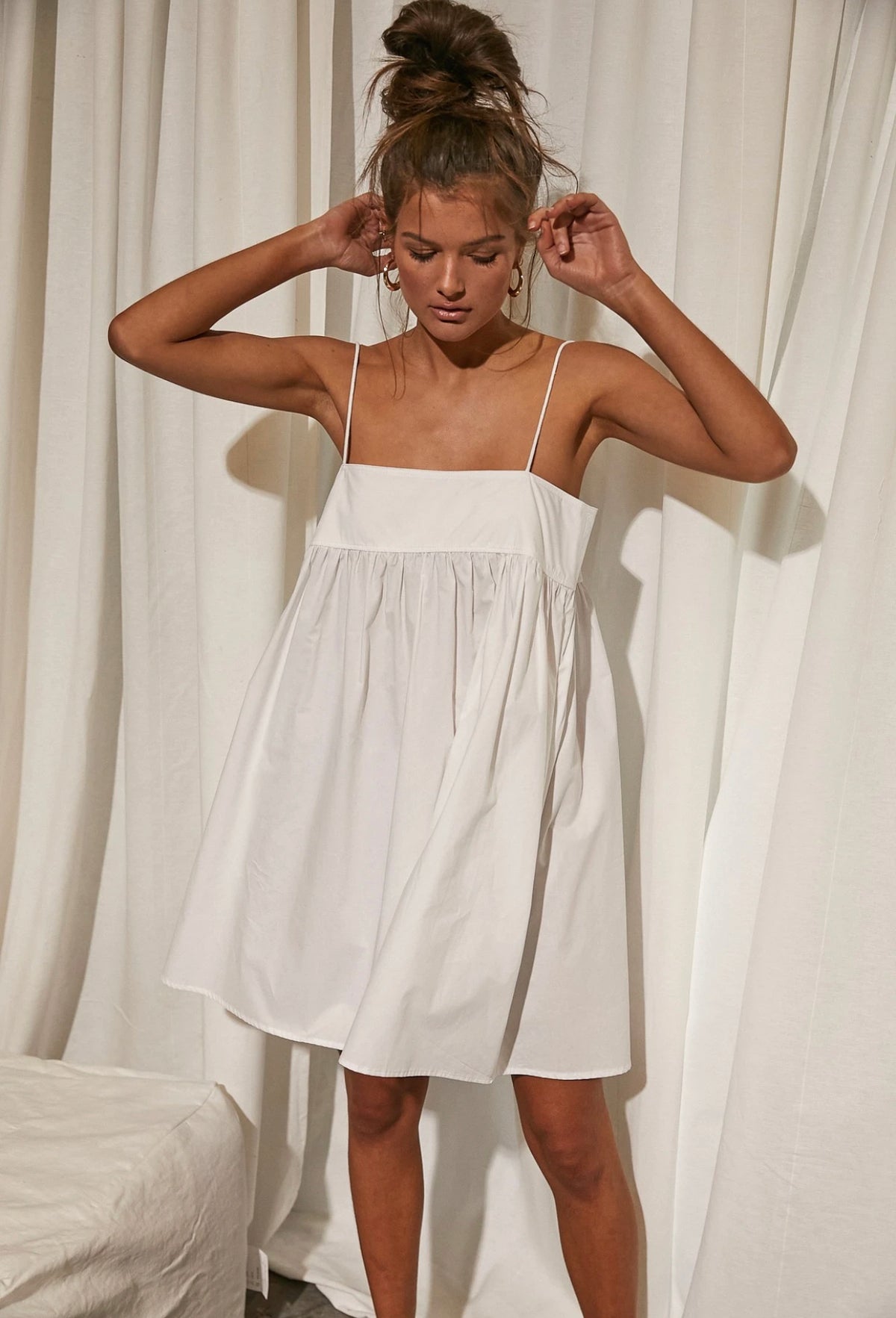 SERABI MINI DRESS - WHITE