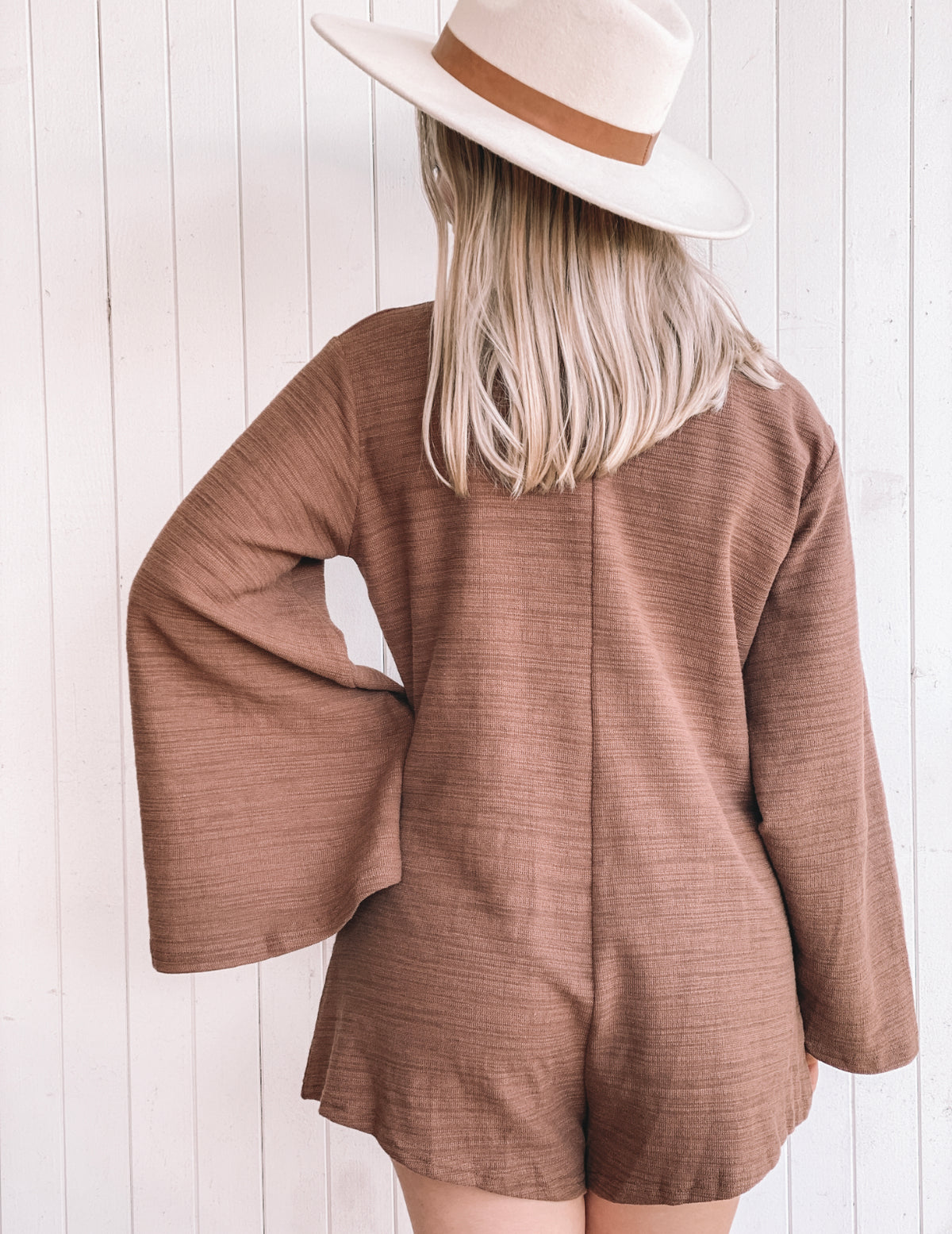 HUNTER PLAYSUIT - CHOCOLATE