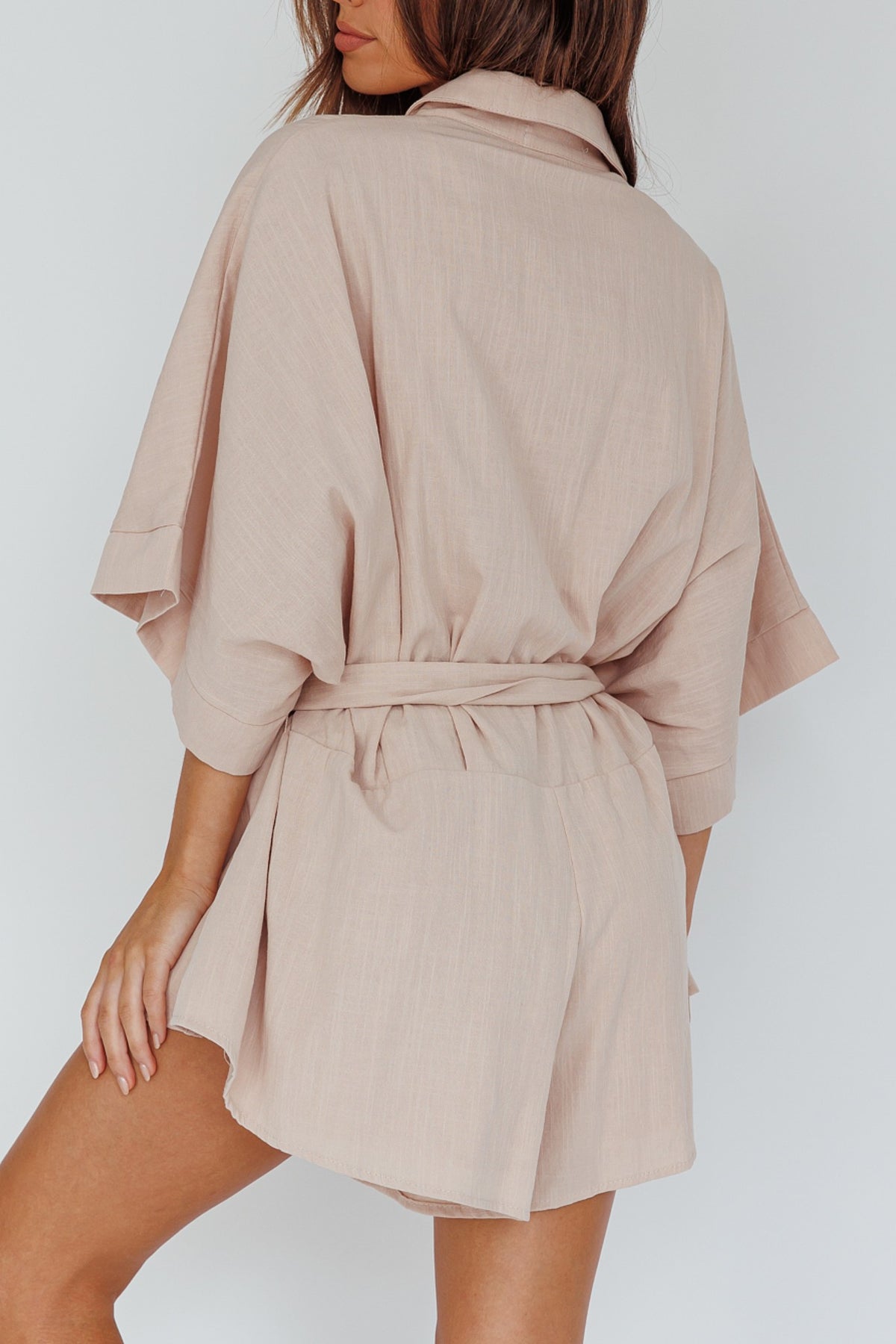 NINA PLAYSUIT/ SAND