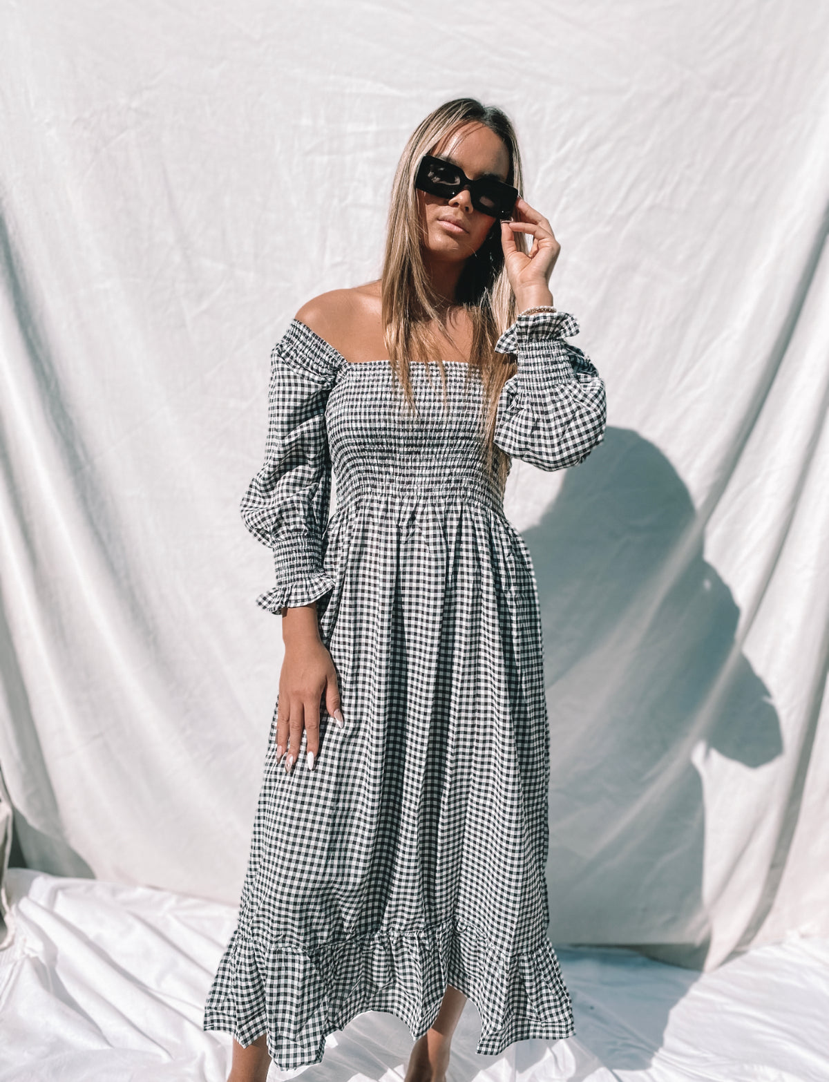 GINGHAM MAXI